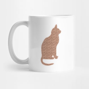 Cat Silhouette - Rose Gold Mug